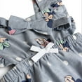 thumbnail image 4 of Disney Minnie Mouse Square Neck Chambray Romper and Bow Headband Polka Dots Newborn to Infant, 4 of 5
