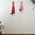 thumbnail image 2 of Maison Concepts Christmas Mdf Santa Head Hanger - Set of 2 (4L X 0.35W X 11.8H), 2 of 3