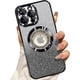 thumbnail image 1 of Funda magnética con purpurina para iPhone 16 Pro, compatible con MagSafe, protección completa, delgada, a prueba de golpes y arañazos, con protector de lente de cámara y red antipolvo para mujer, 1 of 7