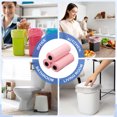 thumbnail image 7 of Uxcell 300 Counts/20 Rolls Mini Trash Bag, 0.5 Gallon Plastic Garbage Bags Unscented Wastebasket Liner for Bathroom Office Bedroom Kitchen Small Desktop Garbage Can, Pink, 7 of 7