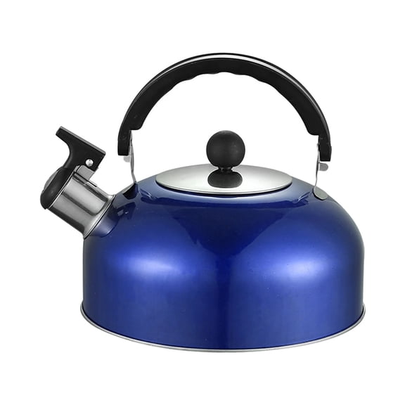 ACDANC Tea Kettle For Stove Top,Whistling Stovetop Tea Kettle,Stainless Steel Red Whistling Tea Pot With Ergonomic Handle,Teapot Whistling Kettle For Stove