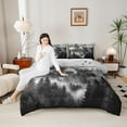 thumbnail image 4 of Feelyou Teen Wildlife Bear Queen Comforter Set, Rustic Nature Scenery Bedding Set, 3pcs, 4 of 8