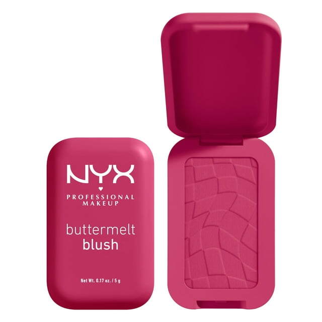 NYX Professional Makeup Buttermelt Blush, 12H Wear, 5g