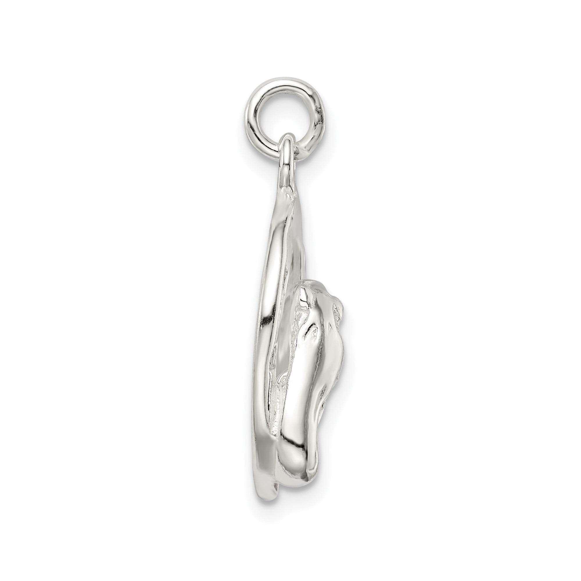 Sterling Silver Horse Head Pendant with Horseshoe Design, Equestrian Necklace for Women or Unisex, Western Style Symbolizing Strength, Luck, and Horse Connection