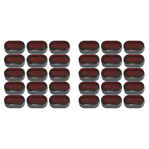 30Pcs Electric Scooter Tail Lights LED Rear Lampshade Brake Rear Lamp Shade for M365 Scooter Skateboard