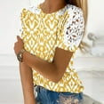 thumbnail image 2 of My Orders Lightweight Tops & Blouses Women Blouses for Work Short Sleeve Workout Shirts Women Xl Summer Tops With Short Sleeves for Women Over 50 Try Before You Buy Womens Clothing, 2 of 5