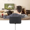 thumbnail image 5 of Mini 1080p 20DBI Digital Indoor HDTV Antenna Back with Double-Sided Adhesive Black, 5 of 8