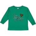 thumbnail image 3 of Inktastic Well Bless Your Heart with Leopard Print Boys or Girls Long Sleeve Toddler T-Shirt, 3 of 5