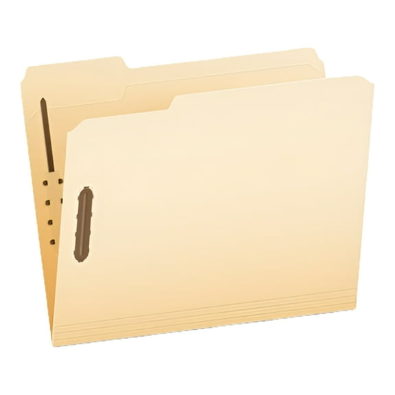 Pendaflex Fastener Folders 2 Fasteners 1/3 Cut Tabs Letter Manila 50/Box FM213