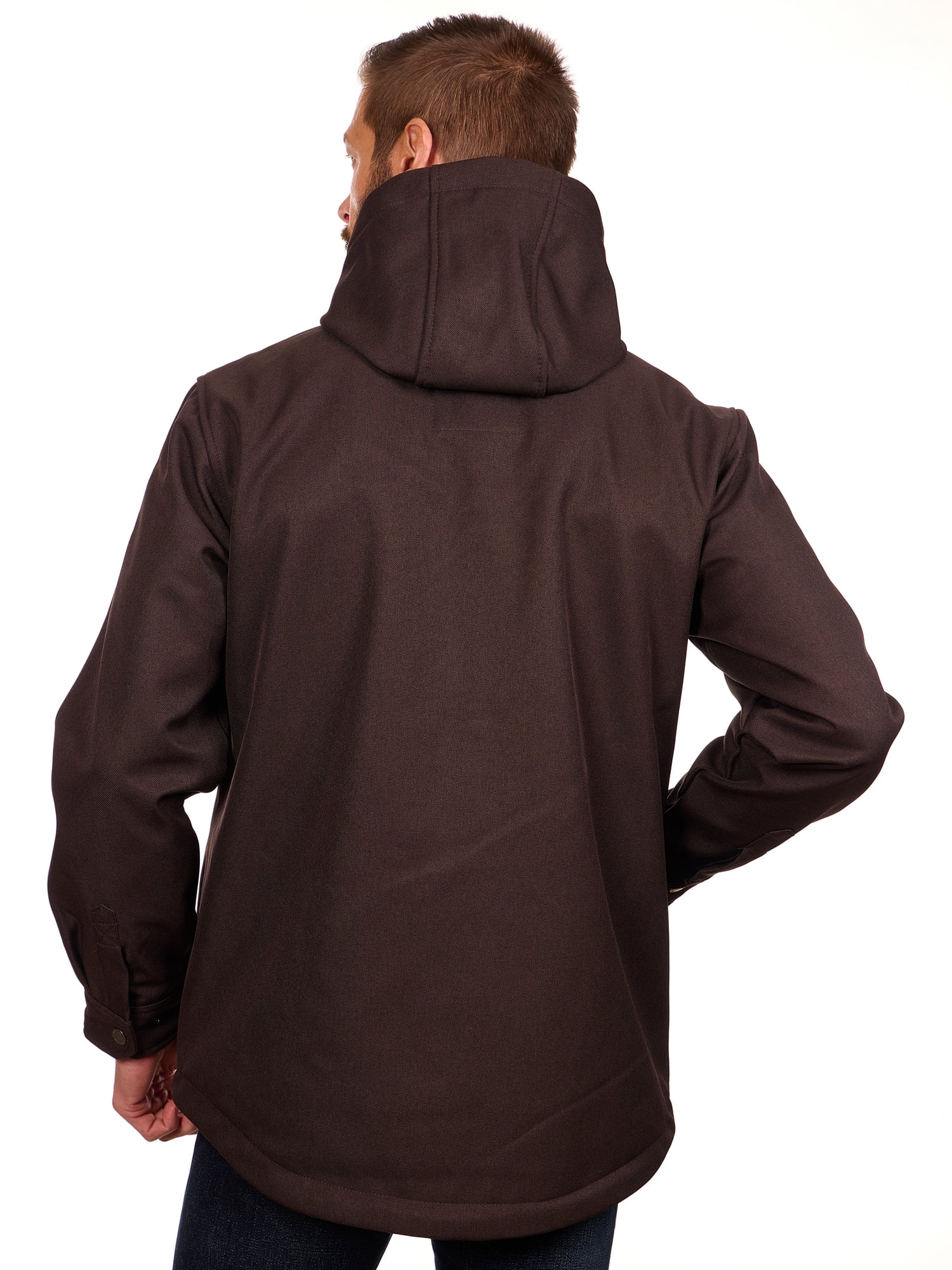 Bass Creek Outfitters Men's Twill Bonded Fleece Softshell Jacket, Sizes M-2XL