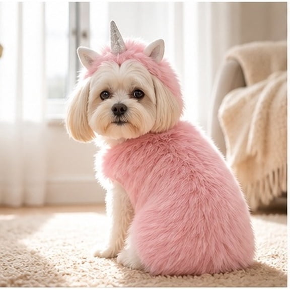 NUOLUX PET Costume Dog Clothes Unicorn Design Size S for Pets