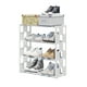 thumbnail image 4 of Organizador de Zapatos con Estantería Metálica de 4 Niveles | Durable Polipropileno y Acero | Para Armario, Dormitorio, Entrada, Dormitorio Universitario | Fácil Ensamblaje | Capacidad para Zapatos, 4 of 8