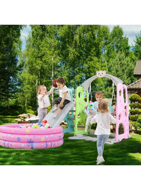 Plastic Swing Sets in Swing Sets