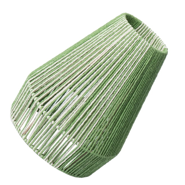 Minkissy 1Set Paper Rope Lampshade for Home Office and Restaurant 11.6x9.1x4.3in