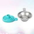 thumbnail image 4 of Shisuyan 2 in 1 Resin Transferring Funnel Set Silicone Foldable Funnel Metal Funnel for DLP SLA UV Photocuring 3D Printer Part (Random Color), 4 of 8