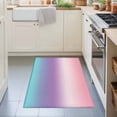thumbnail image 4 of 2x3ft Area Rug,Pink Blue Purple Gradient Washable Large Rugs Soft Non-Slip Floor Rug Simple Watercolor Non-Shedding Indoor Carpets for Living Room Bedroom Home Office Nursery, 4 of 9