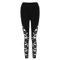 thumbnail image 6 of Jxximdong Leggings for Women Fashion Womens Sexy Leggings Lace Trousers Yoga Patchwork Sport Casual Pants Black L Yoga Pants, 6 of 9