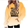 thumbnail image 5 of Cmfcve Women's Novelty Sweatshirts Long Sleeves Gradient Printed Hooded Sweat Shirt Ladies Round Neck Graphic Athletic Hoodies, 5 of 5