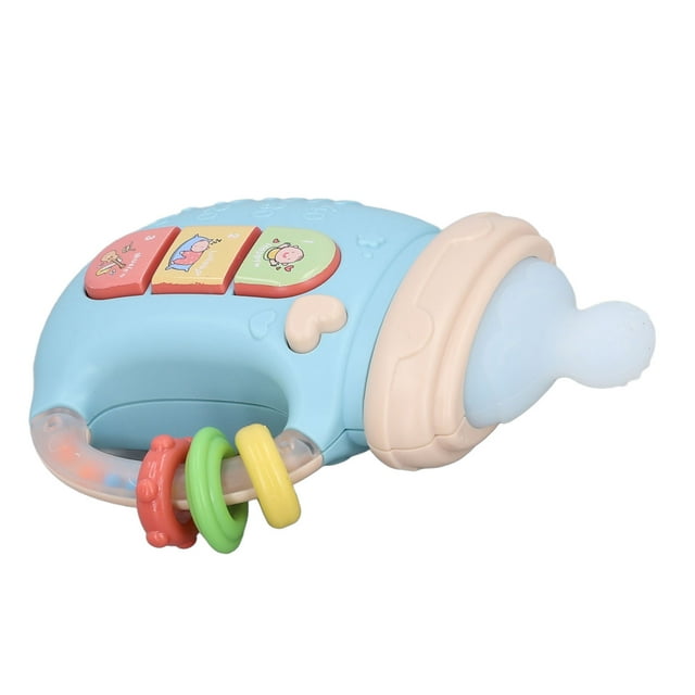 Máquina De Canciones De Cuna Con Sonidos Relajantes, Forma De Botella, Juguetes Musicales Para La Dentición, , Sonajero, Resistente A Caídas, Apariencia Linda Para Bebés