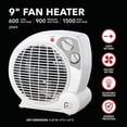 thumbnail image 3 of Perfect Aire 2PHF9 Fan‑Forced Electric Space Heater, 5,120 BTU, 3 of 5