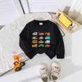 thumbnail image 2 of WXFAZCVU Boys Long Sleeve Shirts Crewneck Sweatshirt Cartoon Printed Fall Fashion Clothing Size 4-5 Years, 2 of 4