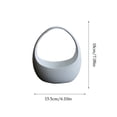 thumbnail image 3 of Rewenti Garden Wall Mounted Flower Pot Ceramic Pot For Home Decor, 3 of 6