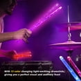 thumbnail image 4 of Baquetas Que Brillan En La Oscuridad, Baquetas LED Que Cambian De 15 Colores, Batería De Larga Duración, Recargable Por USB Para Puesta En Escena, 4 of 7