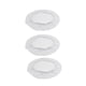 thumbnail image 1 of Funda de Silla de Comedor Elástica Blanca de 3 Piezas para Hotel Bar Cafe Fácil de utilizar, 1 of 9