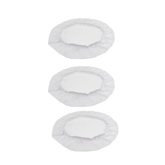 Funda de asiento de silla polvo blanca de 3 uds, protectores de silla de comedor , brindan el más atención a su asiento de silla cuadrado Yotijar Funda para silla de comedor
