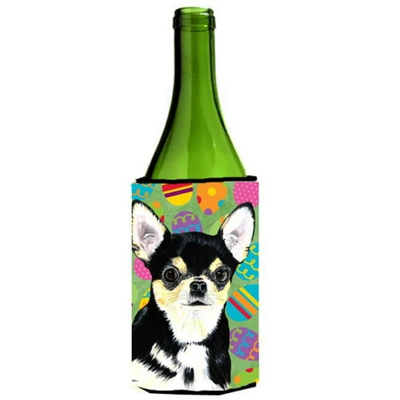 Chihuahua Easter Eggtravaganza Wine bottle sleeve Hugger - 24 oz.
