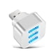 thumbnail image 1 of USB2.0 HUB Adaptador 3 Puertos Cargadores Rápidos Con Indicador LED (Plata), 1 of 7