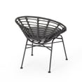 thumbnail image 4 of Susan Outdoor 2 Seater Acacia Wood Chat Set, Gray and Dark Gray, 4 of 7