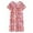 A-Pink1176, variant on Women's Floral Pattern Loose Shift Dress Short-Sleeve Beach Daily Knee-Length Casual Sundress