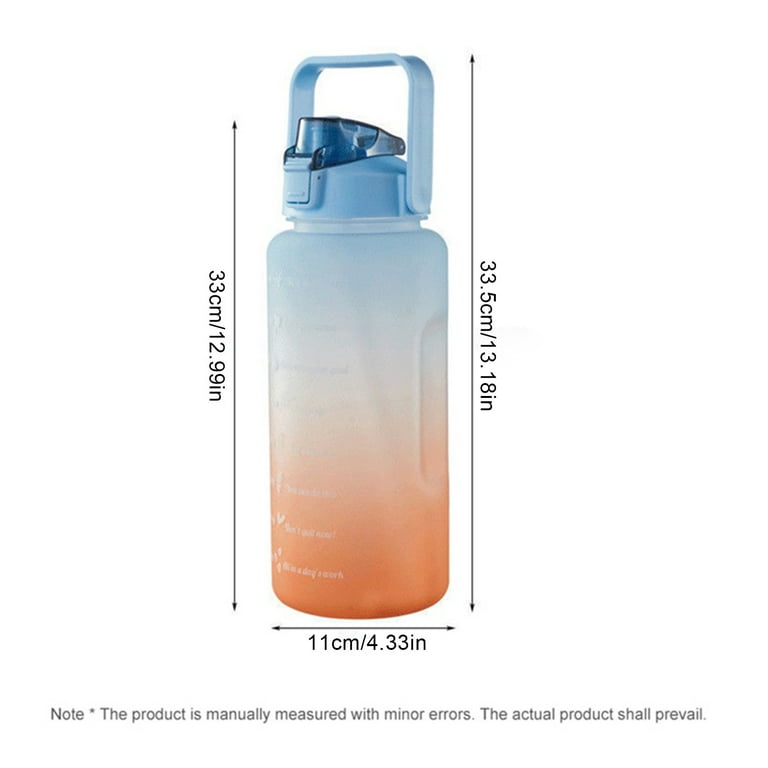 1500ml Water Bottle Pop Frosted Straw Plastic Water Cup Girls Student  Sports Portable Water Cup Outdoor Drinking Water Bottles