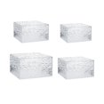 thumbnail image 5 of TISHITA Acrylic Cube Display Box Riser ,Nesting Riser Stands, 5 Sided Table Stand,Buffet Riser Food Riser for Dessert Action Figures 4 piece set, 5 of 8