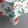 thumbnail image 5 of Pioneer Flower Floral Print Pattern Square Tablecloth, Waterproof Wipeable Spillproof Washable Table Cover for Home Kitchen Party Decor, 52"x52", 5 of 6