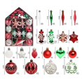 thumbnail image 4 of 73pcs Christmas Ball Ornaments Set, Christmas Decor For Tree, Painted Christmas Ball Gift Paage, 4 of 4