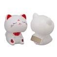 thumbnail image 3 of Cat Decoration, Bright Colors Light Induction Lucky Nodding Cat  For Office With Large Eyes,with Smile Face, 3 of 8