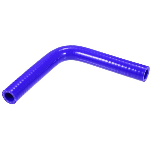 Universal 16mm 0.63" ID 90 Grados Coche Acoplador Silicona Manguera Azul
