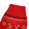 thumbnail image 3 of Kmbangi Dog Christmas Sweater Reindeer Snowflake Pattern Turtleneck Knitwear, 3 of 7
