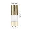 thumbnail image 4 of Ofertas Únicas 1 Pc Botella de Loción Portátil en Forma de U sin Aire para Viajes, Gimnasio, Camping y Actividades al Aire Libre, Tono Dorado - 15ml, 4 of 6