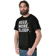 thumbnail image 4 of Need More Sleep Lazy Day Relaxing Men's Graphic T Shirt Tees Brisco Brands S, 4 of 4