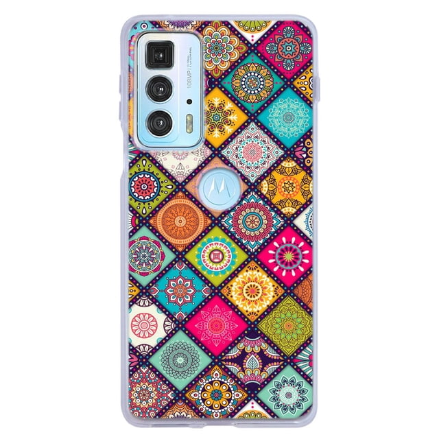 Funda para Moto EDGE 20 Pro InstaCase Antigolpes Mandalas Mosaico