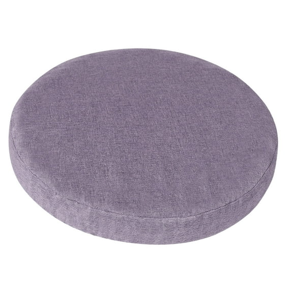14 Inch Round Seat Cushions - Thick Circle Chair Pads with Non- Bottom & Washable Cover - for Dining Chairs, Stools & Kitchen Chairs