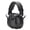 Black, variant on PROHEAR EM038 Ear Protection Safety Earmuffs for Mowing, 28dB Noise Reduction Passive Hearing Protector, Compact Foldable Headset for Shooting Construction Power Tools, Green