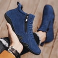 thumbnail image 7 of NOKIO Casual Ankle B𝗈𝗈𝑡𝑠 for Men Side Zipper High Top L𝗈afers Lightweight Non-S𝗅ip Che𝗅sea Shoes Breathable Wide Width Sneakers Comfortable Fashion Outdoor Footwear, 7 of 7