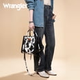 thumbnail image 6 of Wrangler Tote Bag for Women Western Cowhide Purse and Wallet Set, COW-Black, 6 of 7