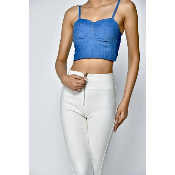 Ladies Leather Stretch Pants