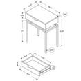 thumbnail image 4 of Home Square 18" End Table in Dark Taupe and Chrome - Set of 2, 4 of 4