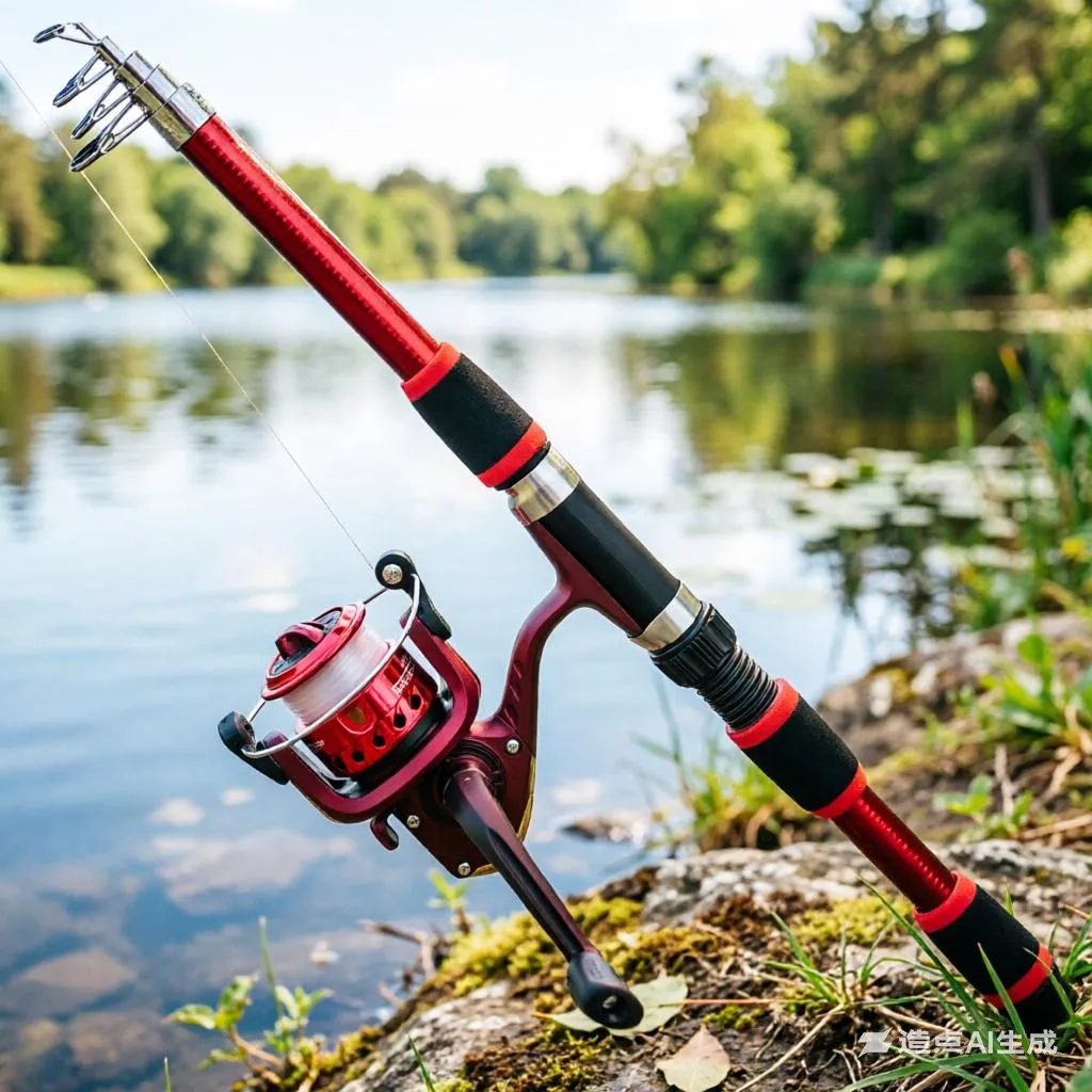 Spinning Fishing Rod and Reel Combo，1.8M Telescopic Rod with 5.2:1 3BB Fishing Reel Max Drag 5kg Full Fishing Kit